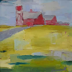 Judy Weinstein paintings at Station Gallery