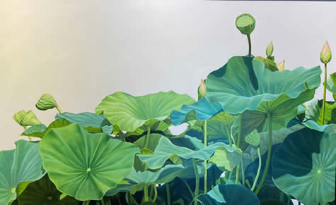 Frank DePietro paintings at Station Gallery