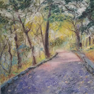Laura McMillan pastels at Station Gallery