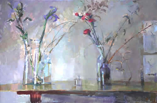 Abigail McBride paintings at Station Gallery