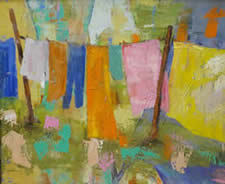 Judy Weinstein paintings at Station Gallery