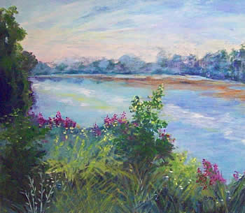 Anne Boysen paintings at Station Gallery