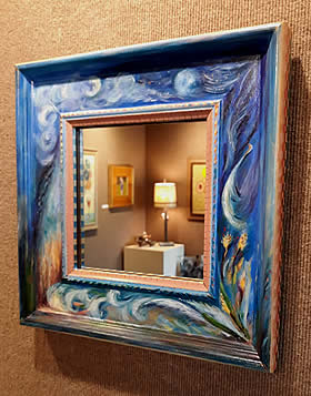 Laura McMillan mirrors at Station Gallery