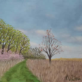 Frank DePietro paintings at Station Gallery