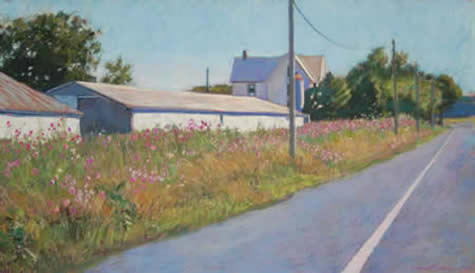 Laura Hickman pastels at Station Gallery