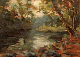 "Brandywine River View"  5 x 7 $475.