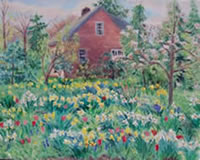 "Garden Spring" by Carol Gray 16 x 20 $800. framed