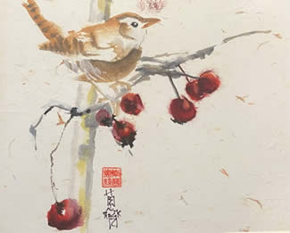 Nancy West paintings at Station Gallery