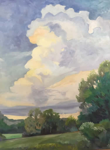Terry Anderson paintings at Station Gallery