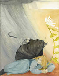 Elizabeth Borne oil paintings at Station Gallery