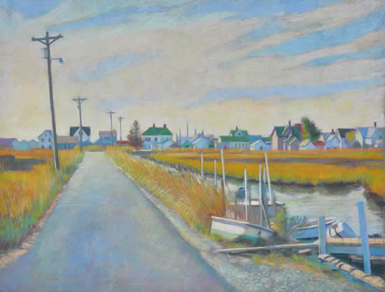 Laura Hickman pastels at Station Gallery