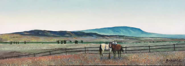 Jim Barwick paintings at Station Gallery