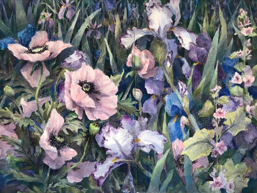 Marjorie Egee paintings at Station Gallery