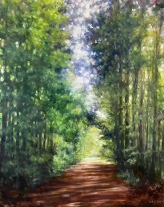 Michele Green paintings at Station Gallery