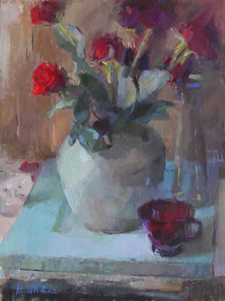 Abigail McBride paintings at Station Gallery