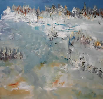 Shirley Rigby paintings at Station Gallery