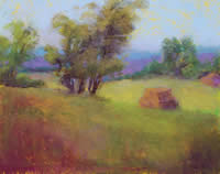 Ann Guidera-Matey pastels at Station Gallery