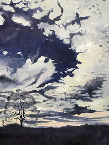 Terry Anderson paintings at Station Gallery