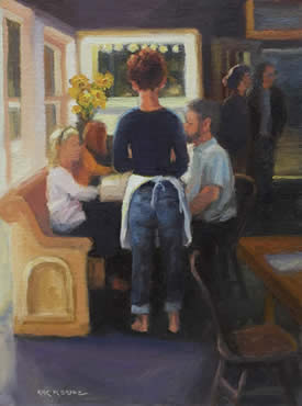 Kirk McBride paintings at Station Gallery