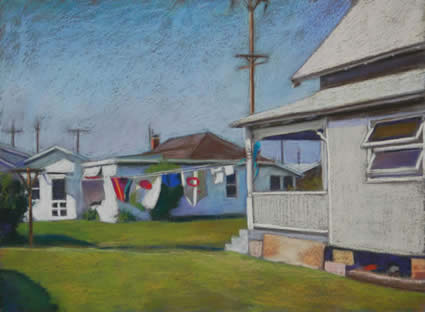 Laura Hickman pastels at Station Gallery