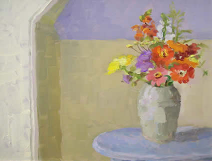 Virginia Jacobs paintings at Station Gallery